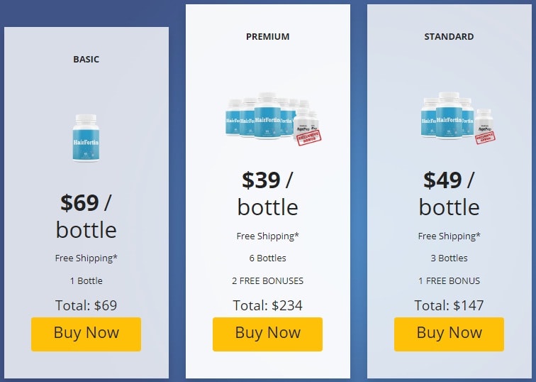 HairFortin pricing