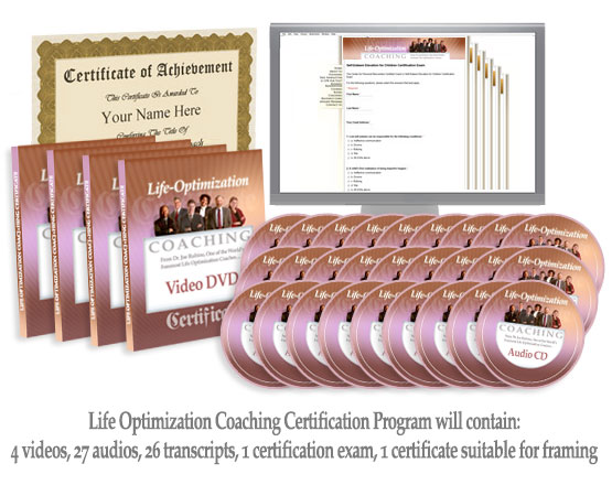 Life Optimization Coaching Certification Program pricing